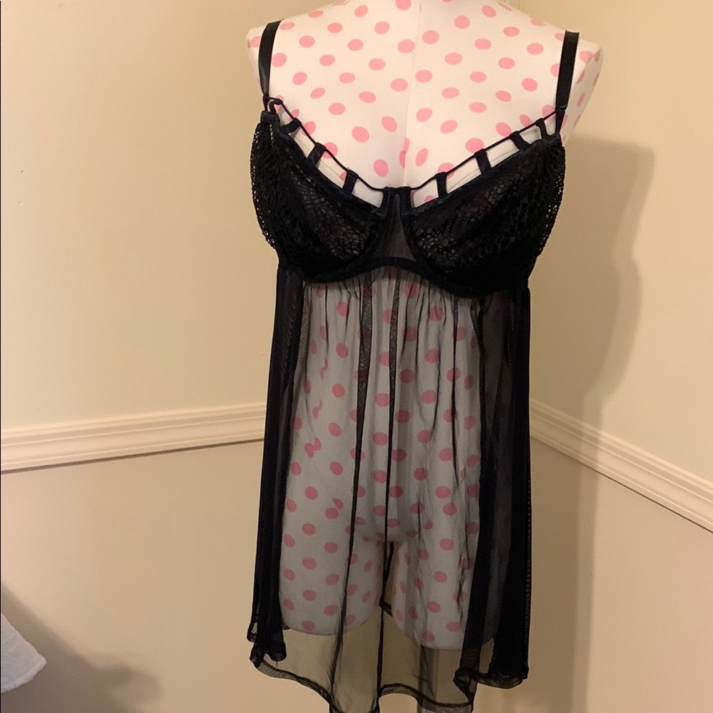 Seriously Sexy Cacique Elegant Black shear & Lace Lingerie NEW Size 18/20 Beauty
